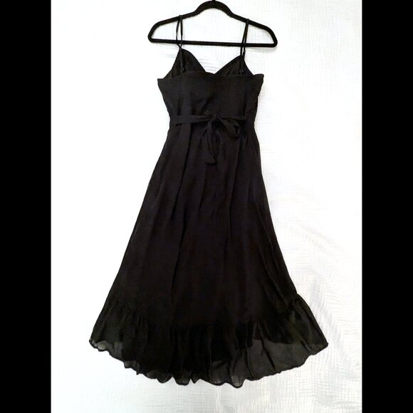 Abercrombie & Fitch Black Midi Dress - Picture 6 of 10